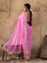 Buy Pure Georgette Festive Saree with Traditional Wear Kcpc 