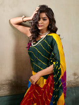 Buy New Chiffon Leheriya Style With Casual Wear Saree