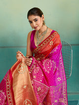 KcPc New Premium Modal GajiSilk Saree for Women with Fancy Design AMT