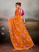 Buy Chiffon Blouse with Cutdana Work Kcpc