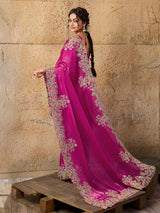 Buy Designer Pure Tissue Silk Saree Kcpc Image 5
