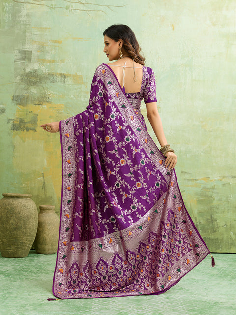  Silk With Zari Weaving Saree under 2000