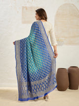 KcPc New Launch Pure Khaddi Georgette Upada Neemzari Bandhej Dupatta
