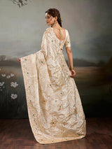 Buy Tusser Silk With Traditional Style Saree KcPc 