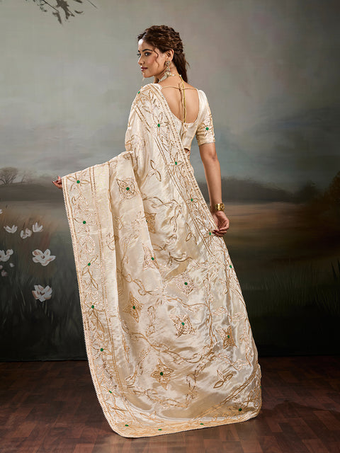 Buy Tusser Silk With Traditional Style Saree KcPc 
