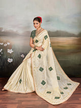 Buy Designer Style Saree WithGotaPatti Work Kcpc