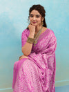 KcPc New Batik Sanganeri Print Banarasi Border Saree STL