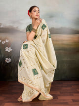 Buy Designer Style Saree WithGotaPatti Work Kcpc