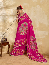Buy NewPatola Style Saree withFestive Wear KcPc