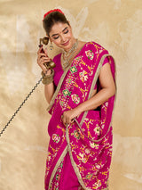 Buy NewPatola Style Saree withFestive Wear KcPc