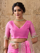 Buy Pure Georgette Festive Saree with Traditional Wear Kcpc 
