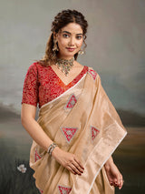 Buy Traditional Banarasi Style Saree Kcpc
