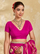 Buy NewPatola Style Saree withFestive Wear KcPc