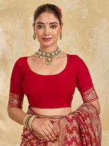 Buy Traditional Banarasi Style Georgette Saree Kcpc