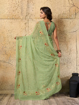KcPc New Cultural Elegance Traditional Georgette Saree for BridesmaidsJAY