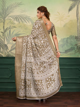 Buy Printed Saree With Zari border