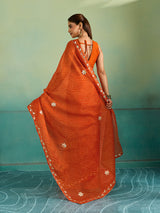 Buy Leheriya Style With Gotapatti Work Saree