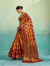Buy Banarasi Saree With Festivel Wear