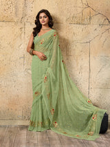 KcPc New Cultural Elegance Traditional Georgette Saree for BridesmaidsJAY