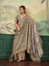 Buy Printed Saree With Zari border