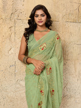 KcPc New Cultural Elegance Traditional Georgette Saree for BridesmaidsJAY