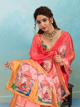 Buy Premium Saree with Kalamkari Style KcPc