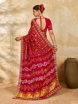 Buy New Royal Ghatchola Style Saree with Gota Patti Work KcPc