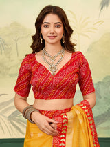 KcPc Rajasthani Marwadi Pure Kota Doria Piliya Banarasi Zari Pallu SareeSWA