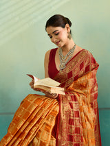 Buy Banarasi Saree With Festivel Wear