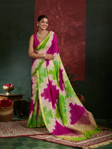KcPc Premium Cotton Silk Banarasi Saree with Zari BorderGAN