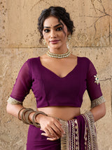KcPc New Handcrafted Kacha Gota Patti Saree in Pure Georgette Fabric MHS