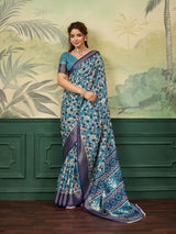 Buy Printed Style With Zari border Saree