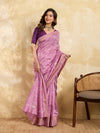 Cotton Silk Gotapatti Work Saree pink colour under 1000