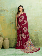 KcPc New Premium Casual Saree in Kalindi Style Soft Crepe Silk Fabric Drape APL