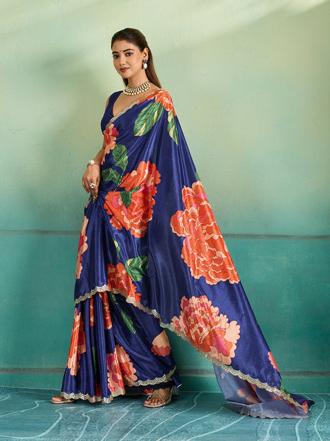 Gota patti Style saree for party wear 