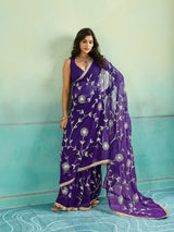 KcPc New Festive Special Royal Chiffon Saree with Traditional Gota Patti Touch SNL