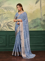 Buy Printed Style With Zari border
