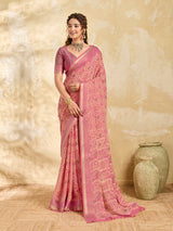Buy Casual Style Chiffon Saree Kcpc Image 1
