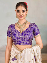 KcPc Luxury Designer Tissue Silk Saree with Gota Patti EmbellishmentGAN