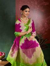 KcPc Premium Cotton Silk Banarasi Saree with Zari BorderGAN