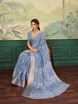 Buy Printed Style With Zari border