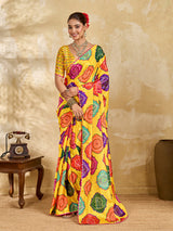 Crape Silk saree is perfect for party wear