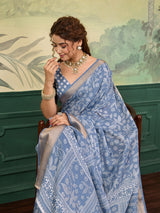 Buy Printed Style With Zari border