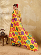 Crape Silk saree is perfect for party wear