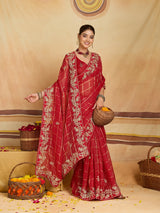 KcPc Luxury Georgette Sarees with Fine EmbroideryGAN