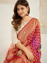 KcPc New Launch Pure Khaddi Georgette Upada Neemzari Bandhej Dupatta