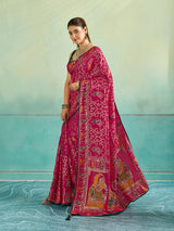 KcPc New Graceful Dola Silk Saree with Shiroshki Banarasi TouchPDM