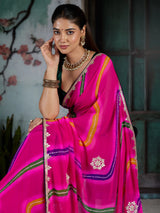 KcPc Traditional Leheriya Style Festive Wear SareesPDM