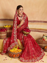 KcPc Luxury Georgette Sarees with Fine EmbroideryGAN