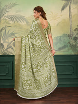 Buy Printed Style With Zari border